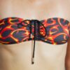 Micro ruched boob tube bandeau