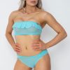 Frilly Mesh micro Bandeau Boob Tube